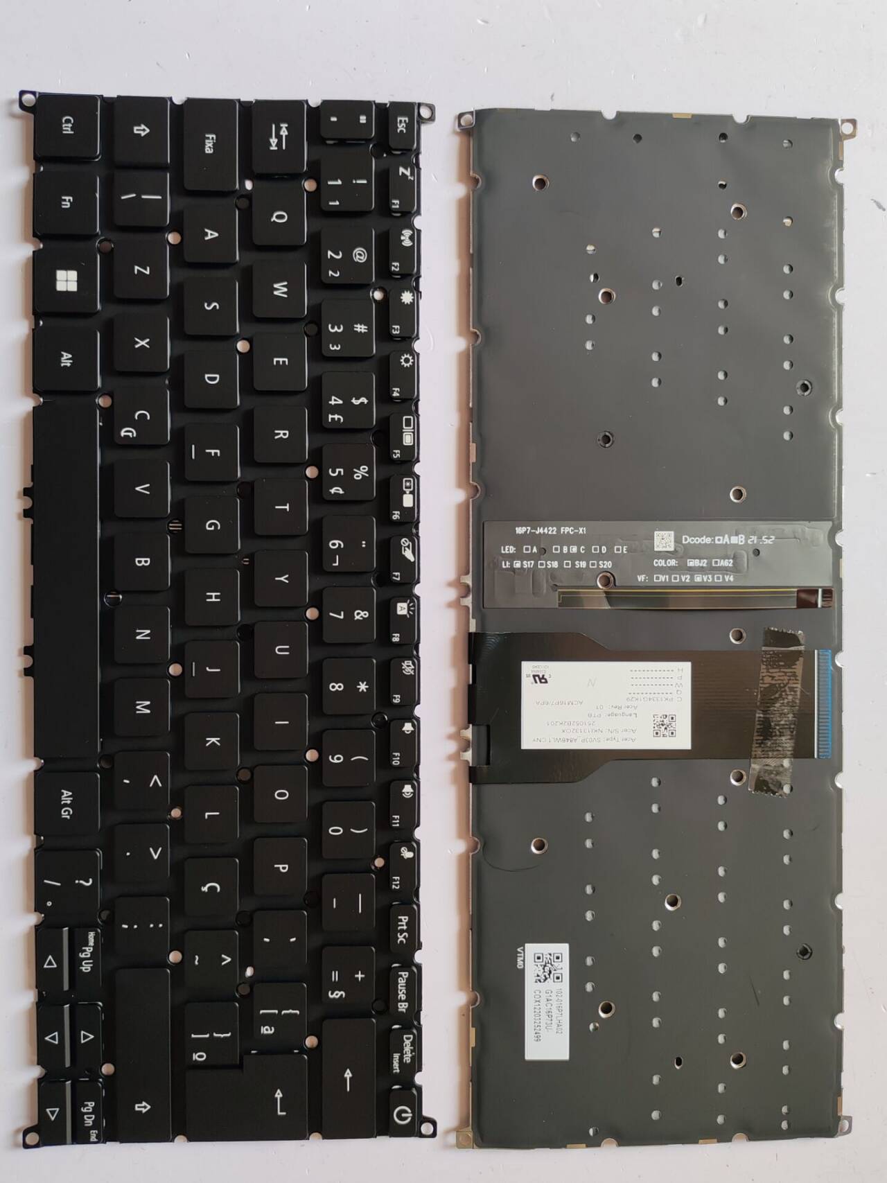 Picture of New Replacement Laptop Keyboard For ACER SF314-54 with switch BLACK Backlit BR Layout